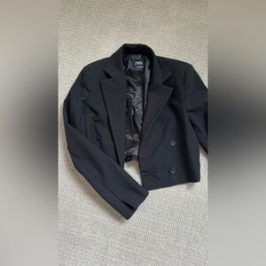 Zara Women's Elegant Black Suit Jacket